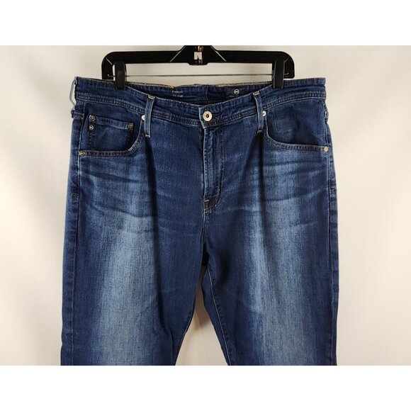 AG Adriano Goldschmied Jeans Mens 36x31 Everett Slim Straight Blue - Picture 2 of 11
